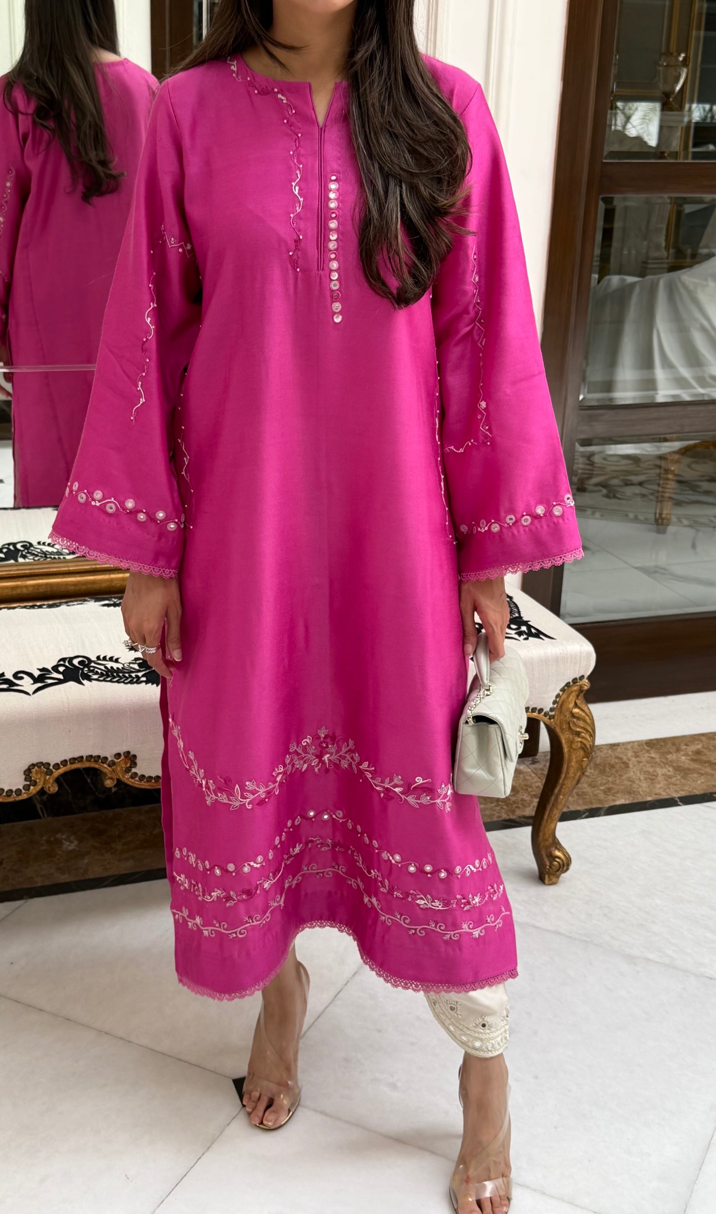 Fuchsia pink