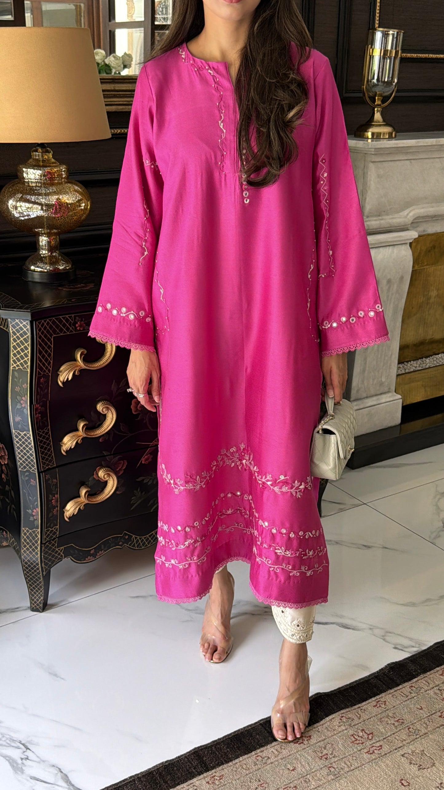 Fuchsia pink