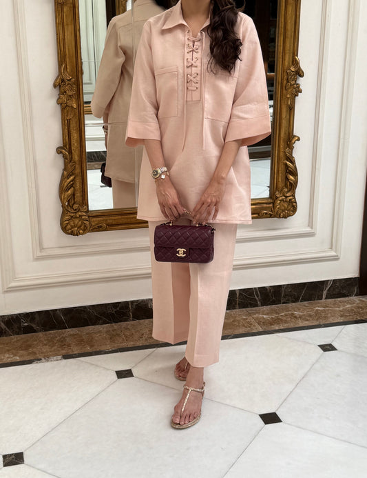 Pink Linen